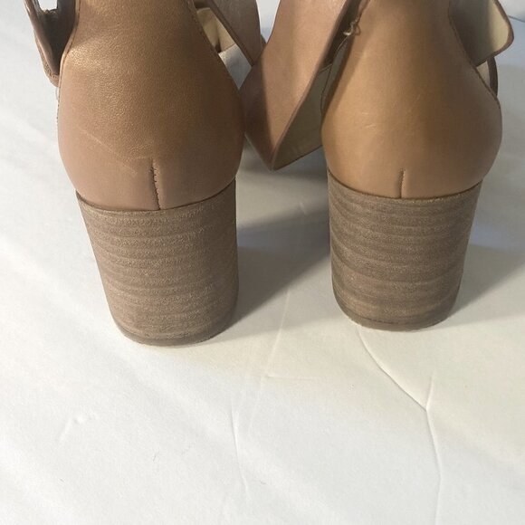 Marc Fisher SZ 9 Robe 2 Sandal Cognac Block Heel Office Boho Comfy Essential - Picture 6 of 8